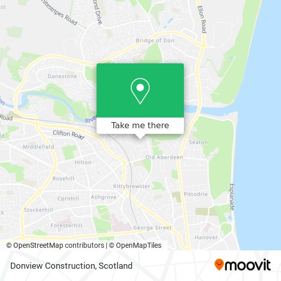 Donview Construction map