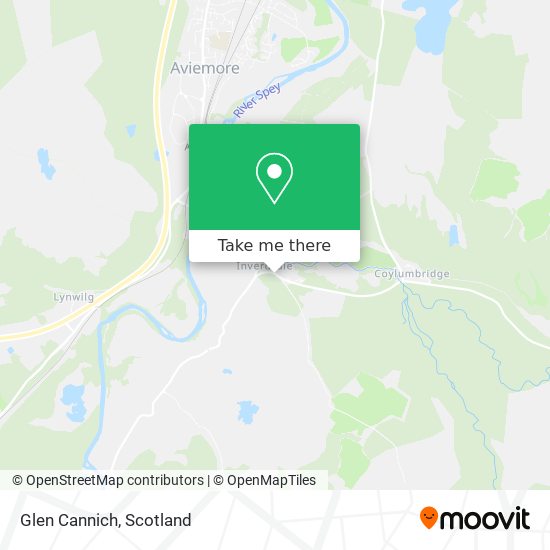 Glen Cannich map