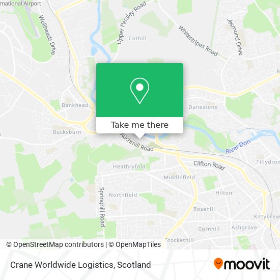 Crane Worldwide Logistics map