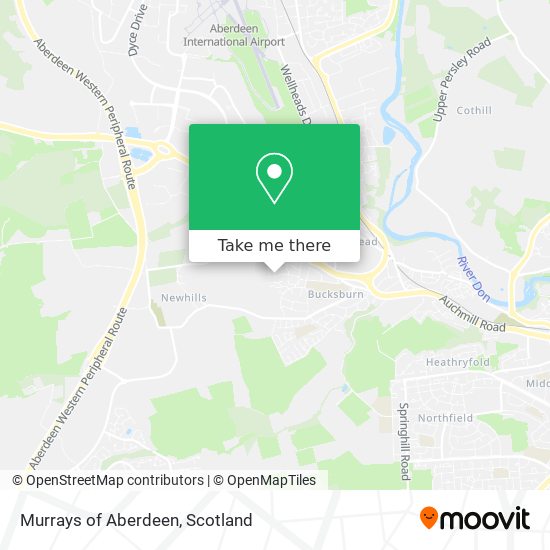 Murrays of Aberdeen map