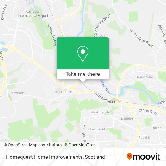 Homequest Home Improvements map