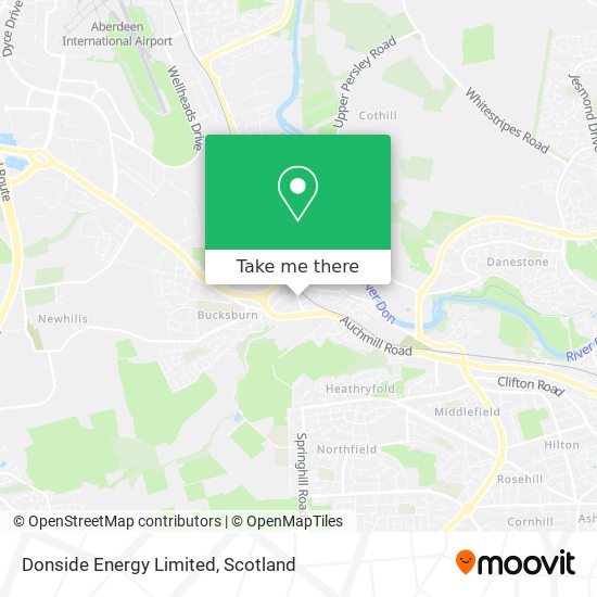 Donside Energy Limited map