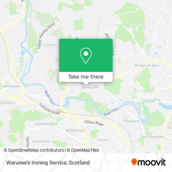 Warunee's Ironing Service map