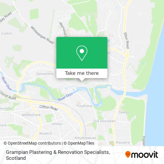 Grampian Plastering & Renovation Specialists map