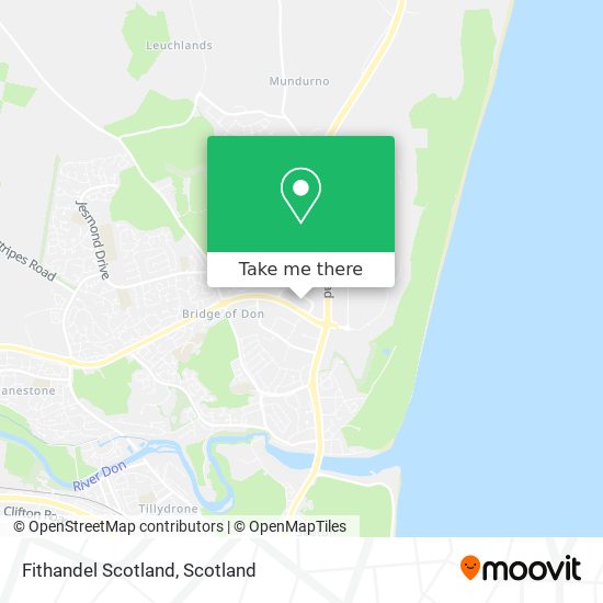 Fithandel Scotland map