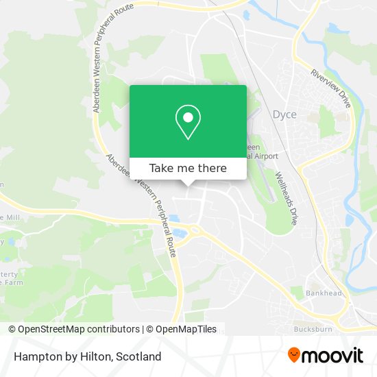Hampton by Hilton map