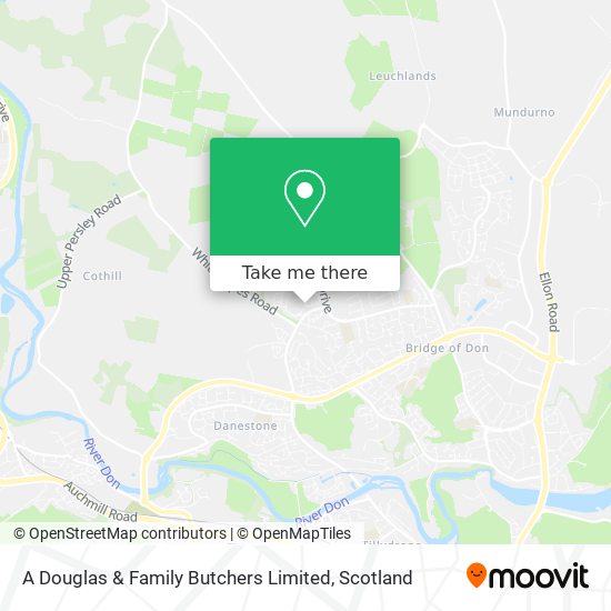 A Douglas & Family Butchers Limited map