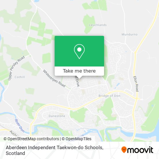 Aberdeen Independent Taekwon-do Schools map