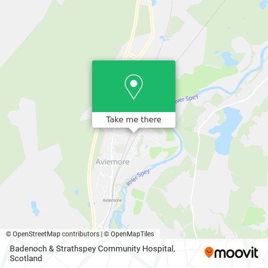 Badenoch & Strathspey Community Hospital map