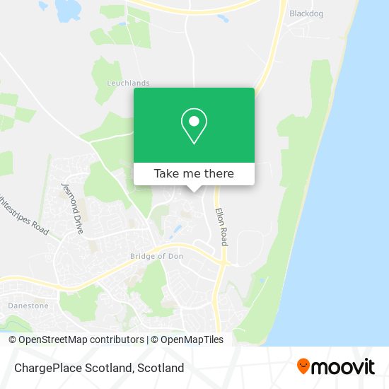 ChargePlace Scotland map