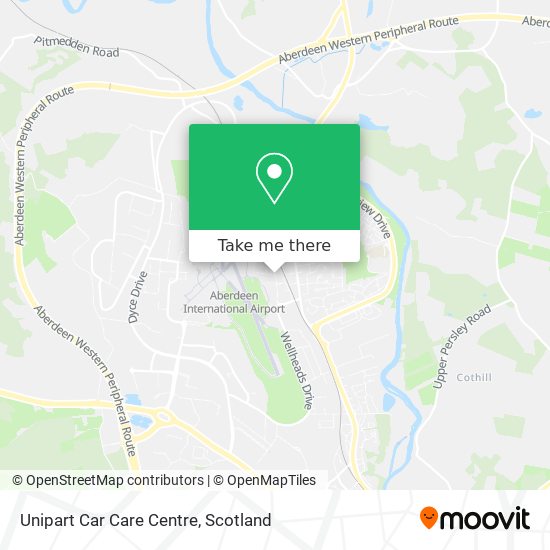 Unipart Car Care Centre map