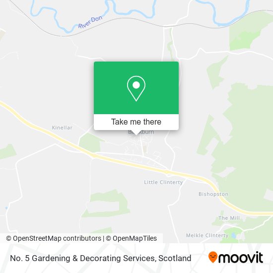 No. 5 Gardening & Decorating Services map