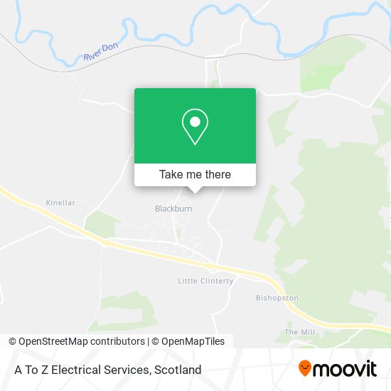 A To Z Electrical Services map