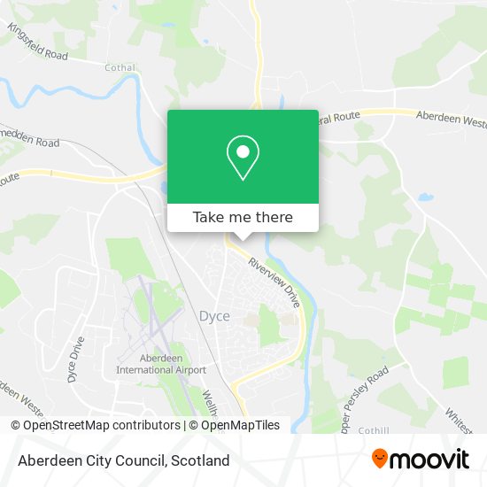 Aberdeen City Council map