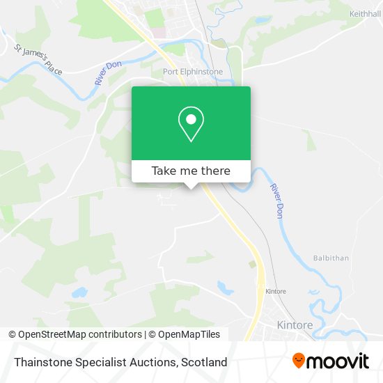 Thainstone Specialist Auctions map