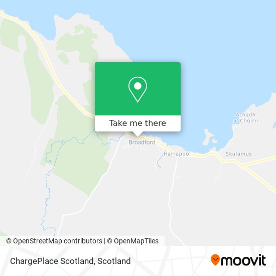 ChargePlace Scotland map