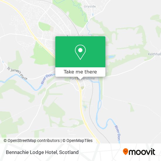 Bennachie Lodge Hotel map