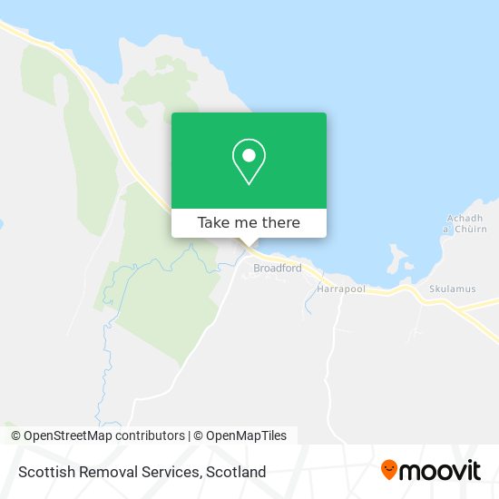 Scottish Removal Services map