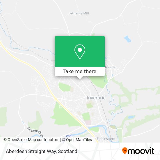 Aberdeen Straight Way map