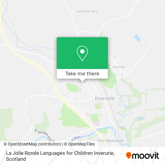 La Jolie Ronde Languages for Children Inverurie map