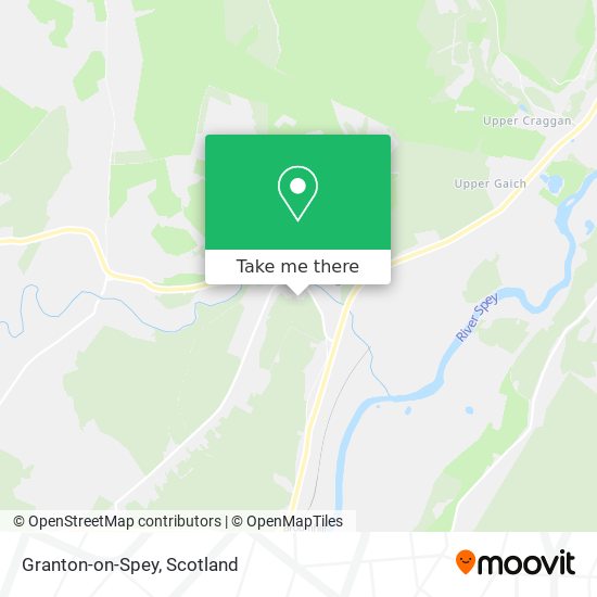 Granton-on-Spey map