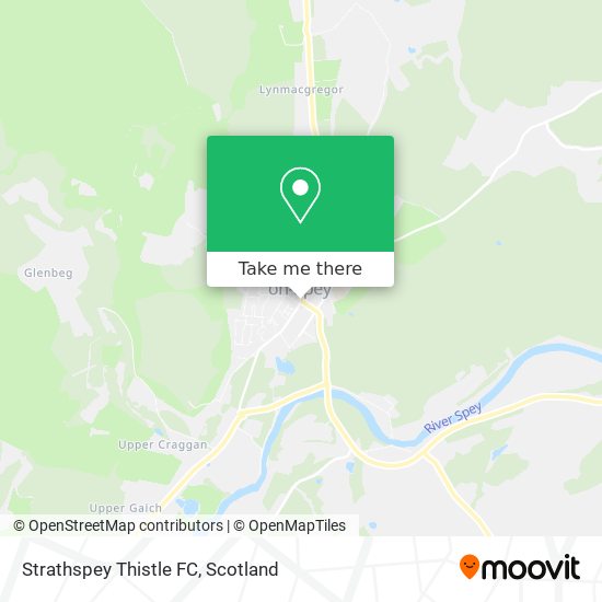 Strathspey Thistle FC map