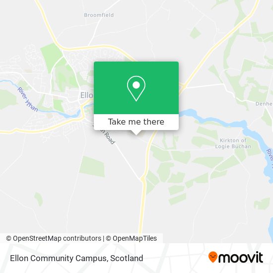 Ellon Community Campus map