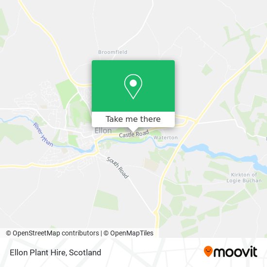 Ellon Plant Hire map
