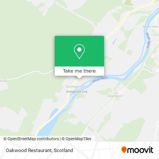 Oakwood Restaurant map