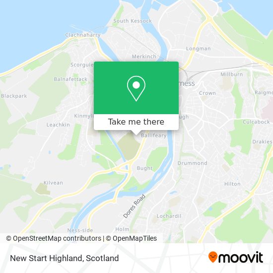 New Start Highland map