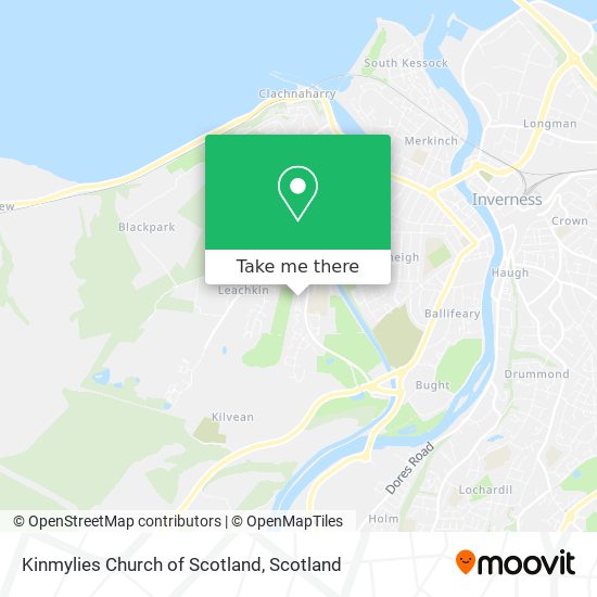 Kinmylies Church of Scotland map