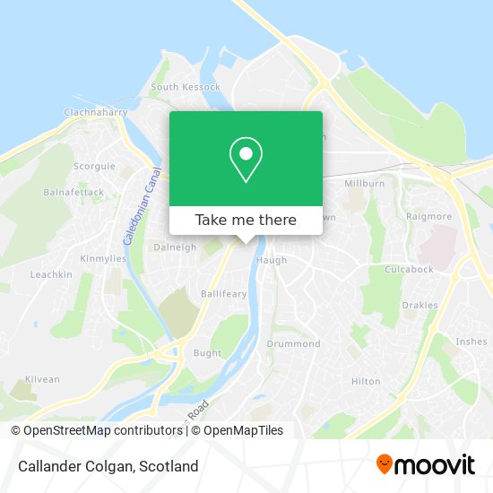 Callander Colgan map
