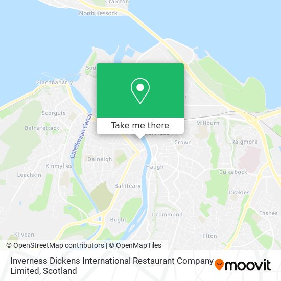 Inverness Dickens International Restaurant Company Limited map