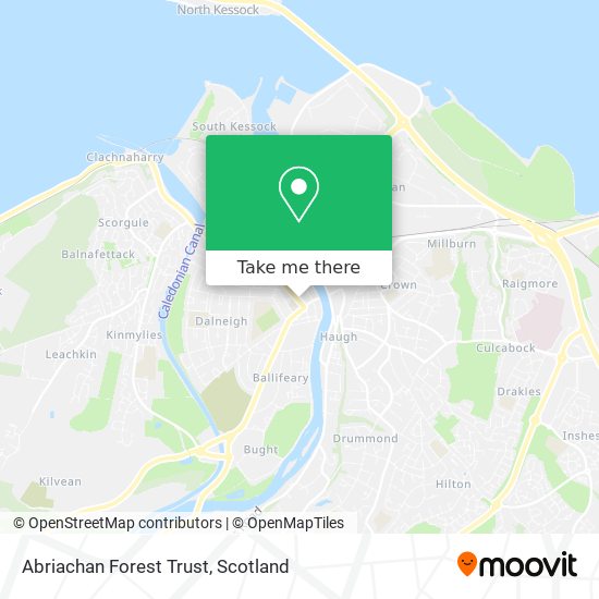 Abriachan Forest Trust map