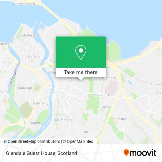 Glendale Guest House map