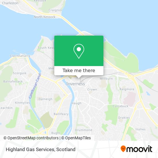 Highland Gas Services map