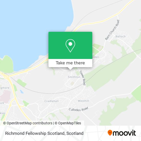 Richmond Fellowship Scotland map