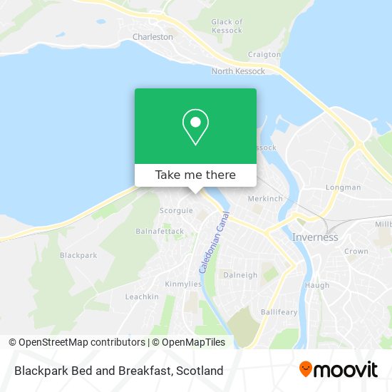 Blackpark Bed and Breakfast map