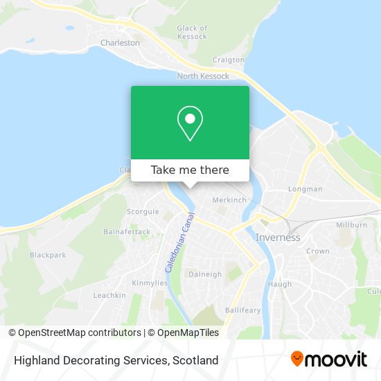 Highland Decorating Services map