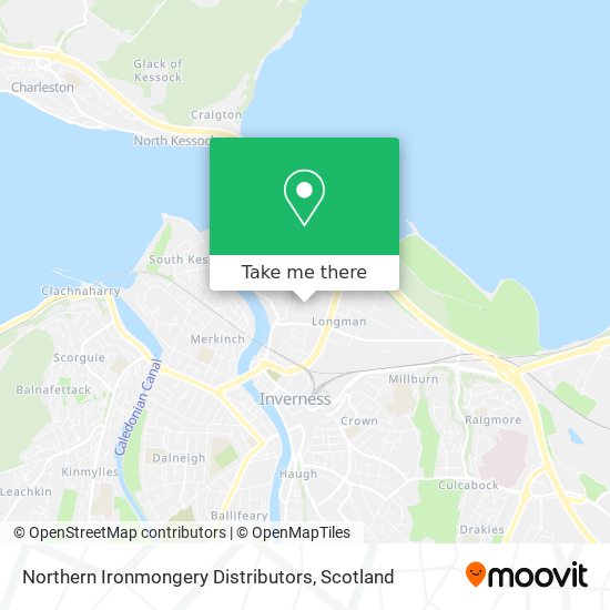 Northern Ironmongery Distributors map