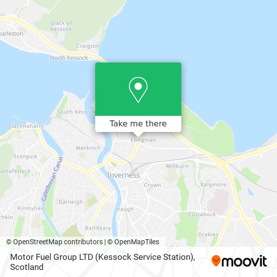 Motor Fuel Group LTD (Kessock Service Station) map