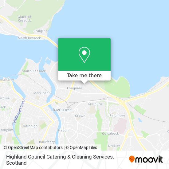 Highland Council Catering & Cleaning Services map