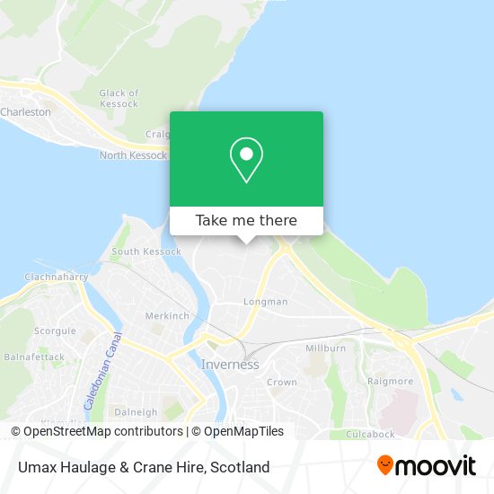 Umax Haulage & Crane Hire map