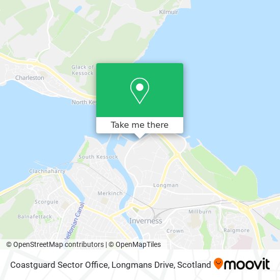 Coastguard Sector Office, Longmans Drive map