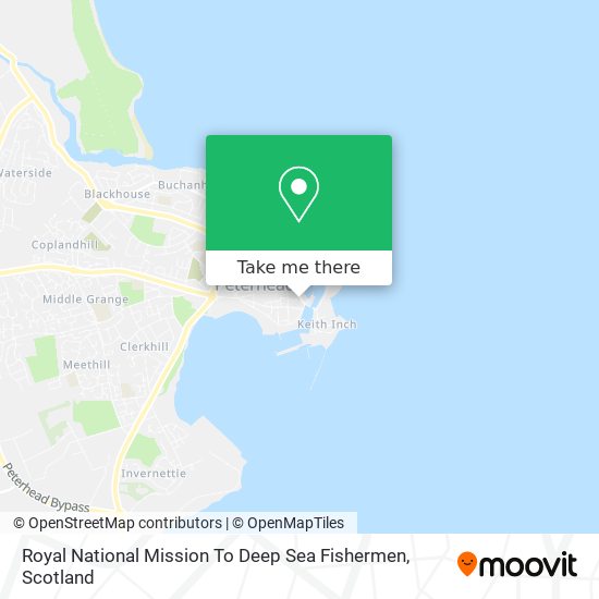 Royal National Mission To Deep Sea Fishermen map