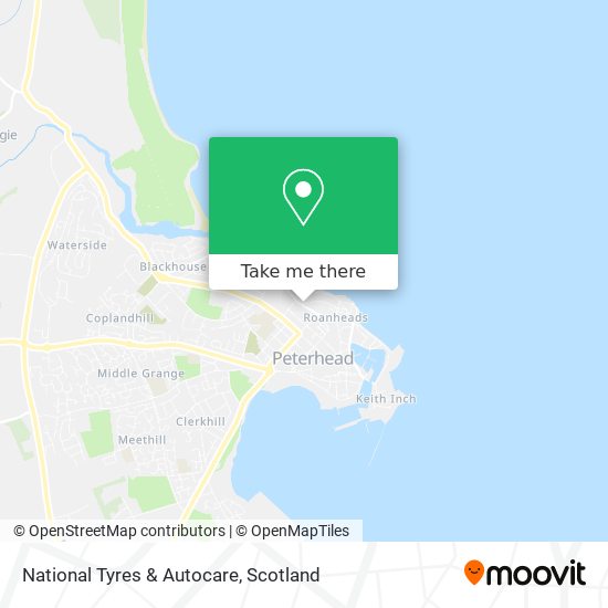 National Tyres & Autocare map