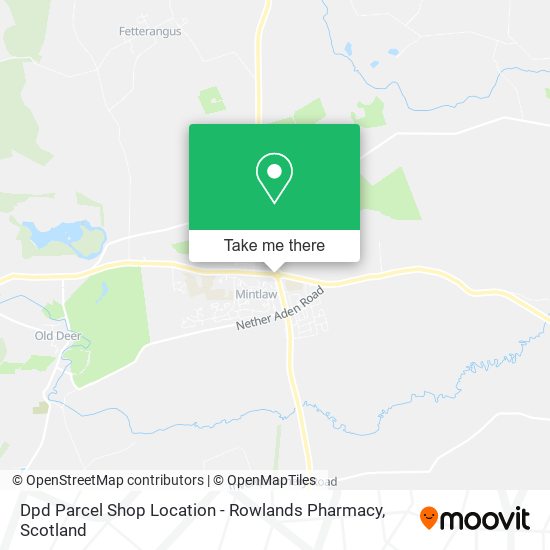 Dpd Parcel Shop Location - Rowlands Pharmacy map