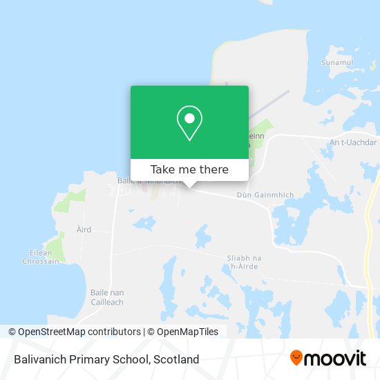 Balivanich Primary School map