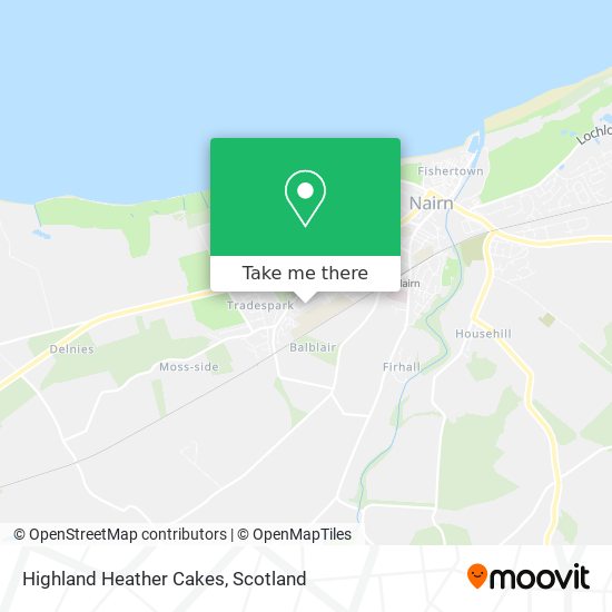 Highland Heather Cakes map