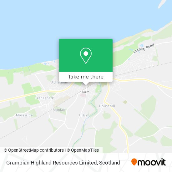 Grampian Highland Resources Limited map